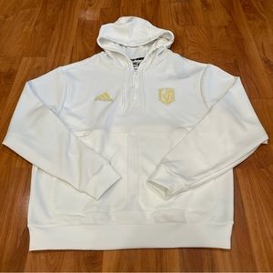 Las Vegas Golden Knights Hoodie Size L Adidas NHL Quarter Zip Pullover Brand New